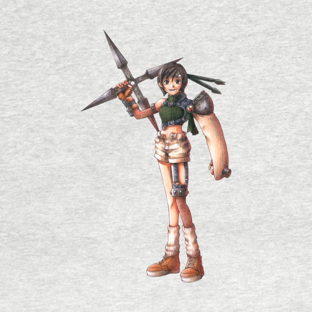 Final Fantasy VII - Yuffie by thethirddriv3r